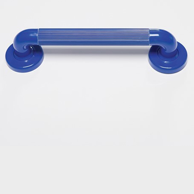 Grab Rail Plastic Fluted In Electric Blue 300mm 