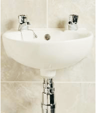 Small Wall Basin with Overflow 