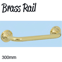 Brass Grab Rail 300mm