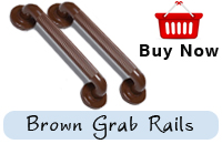 Twin Pack Grab Rails Brown 450mm