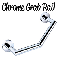 Angled Grab Rail (225mm x 225mm x 45 degrees) 