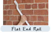Flat Ended Rail 715mm Length
