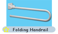 Folding Handrail 600MM Left Handed 