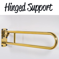 Gold Effect Hinged Support Rail