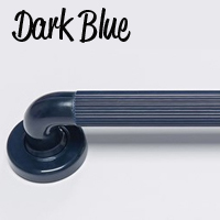 Grab Rail Plastic Fluted Dark Blue 300mm