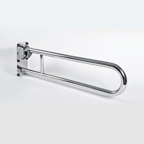 Stainless Steel Hinged Support Rail With Double Arm 