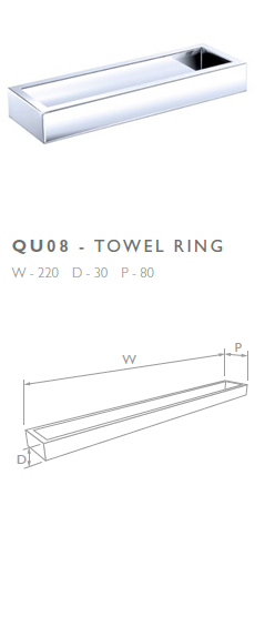 Quadra Towel Ring