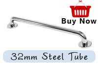 Grab Rails Polished Stainless Steel 32mm dia Tube