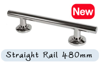 Straight Contemporary Grab Rail 480mm