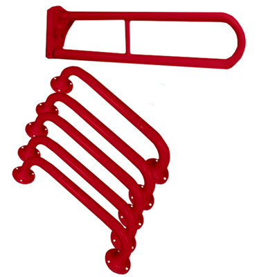 Red Grab Rail Pack Close Coupled In Steel