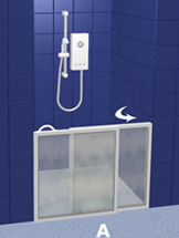 Wetroom Shower Door Pack WF20 1300 x 800