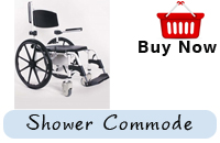 Self propel shower commode chair