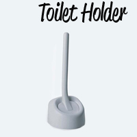 Antibacterial Toilet Brush and Holder