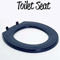 Toilet Seat Ring 0nly - Stainless Steel Hinges