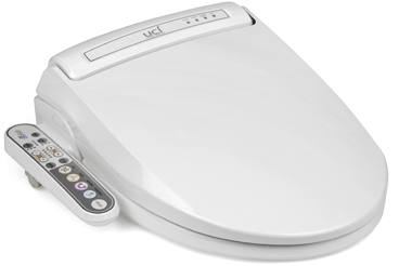 Bidet Shower Toilet Seat - With Remote Control Attached