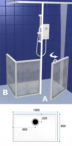 Wetroom Standard Shower Pack WF28